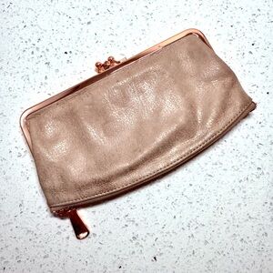 HOBO Wallet Clutch Rose Gold hardware